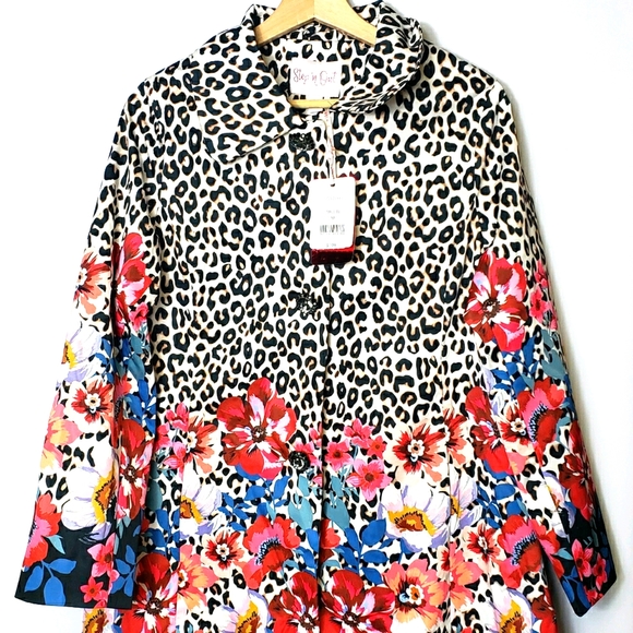 Floral-Cheetah Step'n Out Jacket - Picture 2 of 13